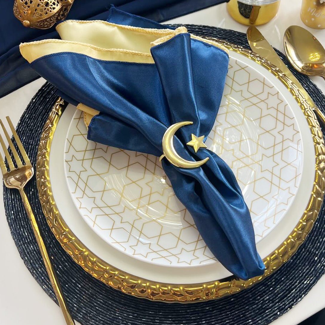 Crescent Moon and Star Napkin Rings - Che Cose Belle