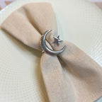 Crescent Moon and Star Napkin Rings - Che Cose Belle
