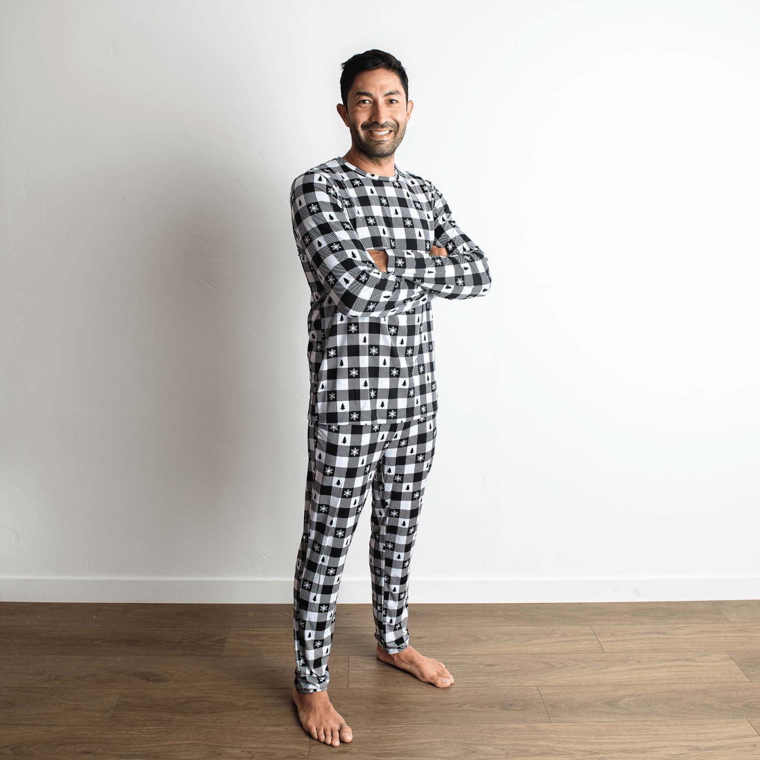 Crew Neck Bamboo Christmas Pajamas - Che Cose Belle