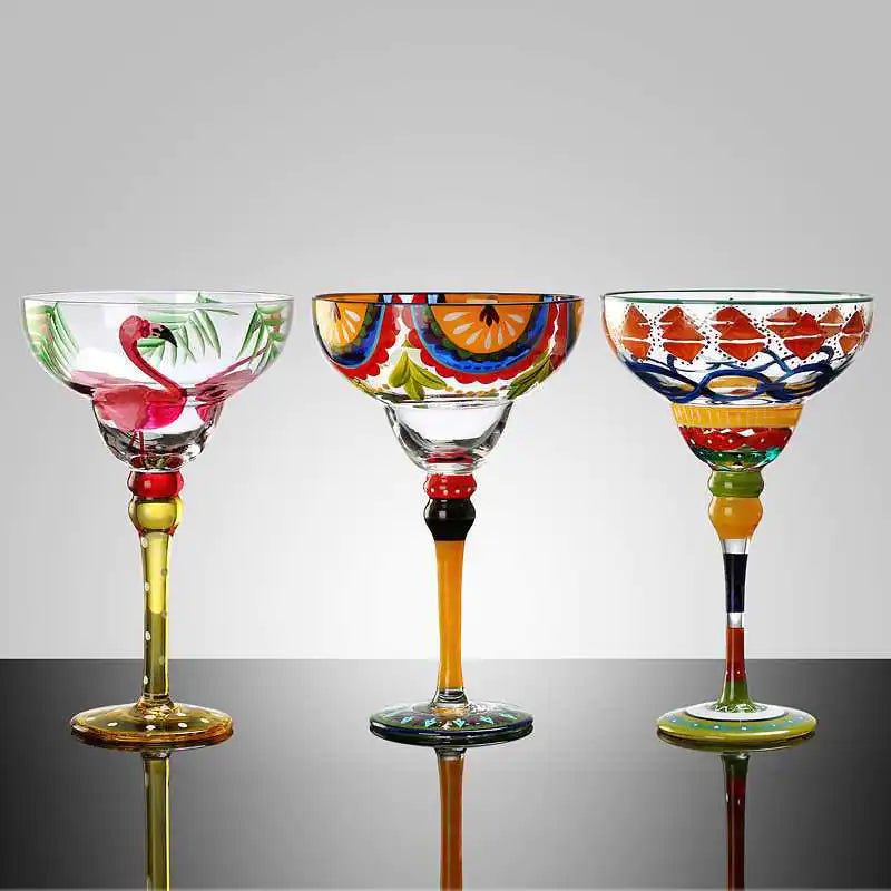 Cristal Handmade Artisan Margarita Glasses - Che Cose Belle