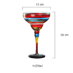 Cristal Handmade Artisan Margarita Glasses - Che Cose Belle