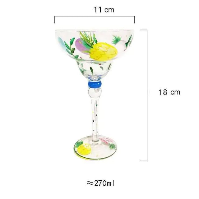 Cristal Handmade Artisan Margarita Glasses - Che Cose Belle