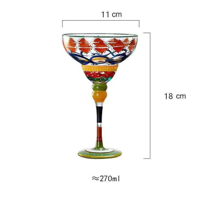 Cristal Handmade Artisan Margarita Glasses - Che Cose Belle