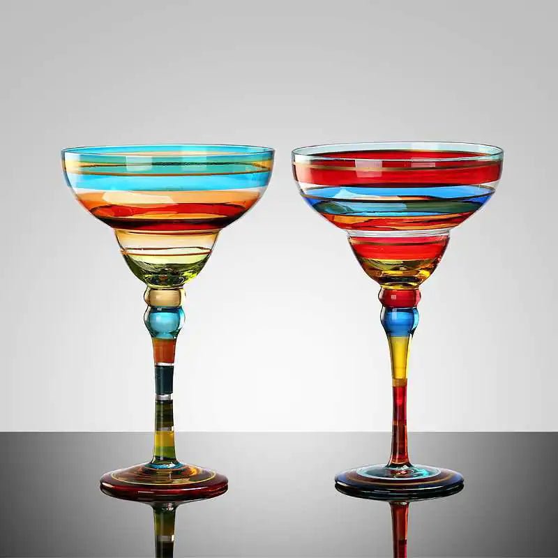 Cristal Handmade Artisan Margarita Glasses - Che Cose Belle