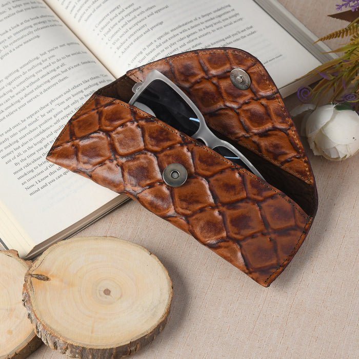 Croco Leather Sunglasses Cover - Che Cose Belle