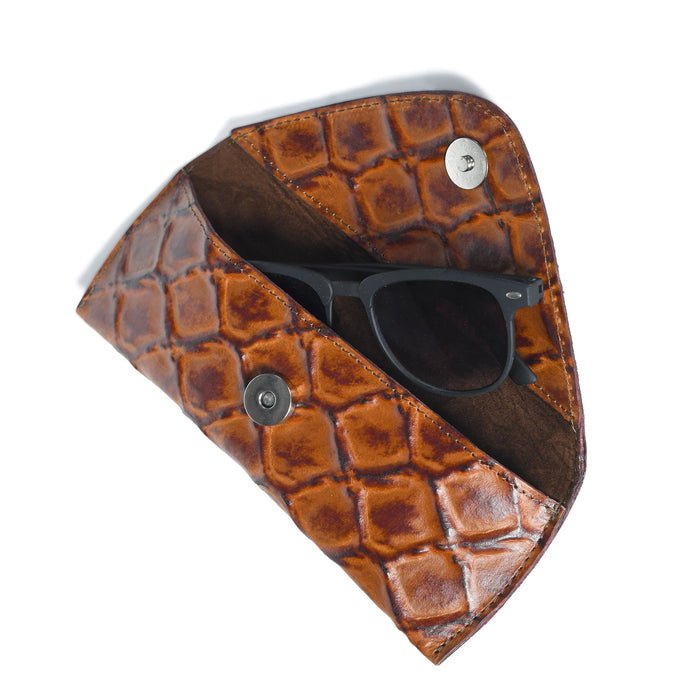 Croco Leather Sunglasses Cover - Che Cose Belle