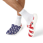 Crocolookalikes - Patriotic EVA Foam Rubber Shoes - Perfect for July 4th Celebrations - Che Cose Belle