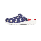 Crocolookalikes - Patriotic EVA Foam Rubber Shoes - Perfect for July 4th Celebrations - Che Cose Belle