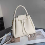 Cross-border TOGO Top-grain Leather Drawstring Bucket Bag For Women, 2026 New Large-capacity Versatile Genuine Leather Handbag - Che Cose Belle