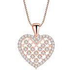 Crystal Heart Necklace - Che Cose Belle
