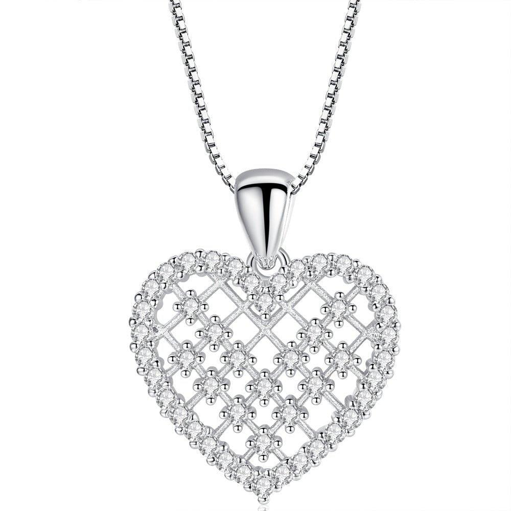 Crystal Heart Necklace - Che Cose Belle