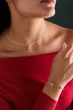 Crystal Logo Star Necklace - Che Cose Belle
