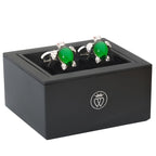 Crystal Turtle Cufflinks – Enamel & Faceted Crystal Accents - Che Cose Belle