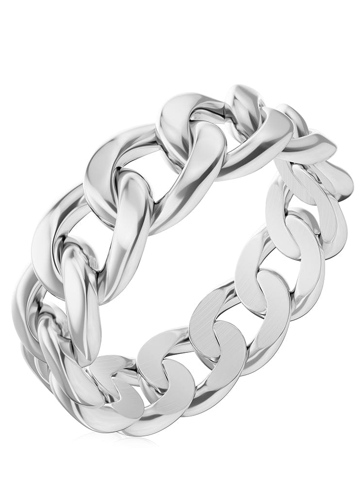Cuban Link Ring (Silver) - Che Cose Belle