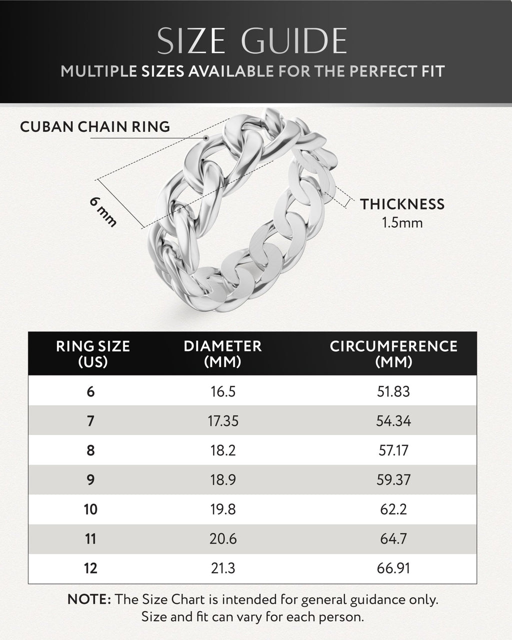 Cuban Link Ring (Silver) - Che Cose Belle