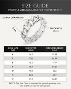 Cuban Link Ring (Silver) - Che Cose Belle