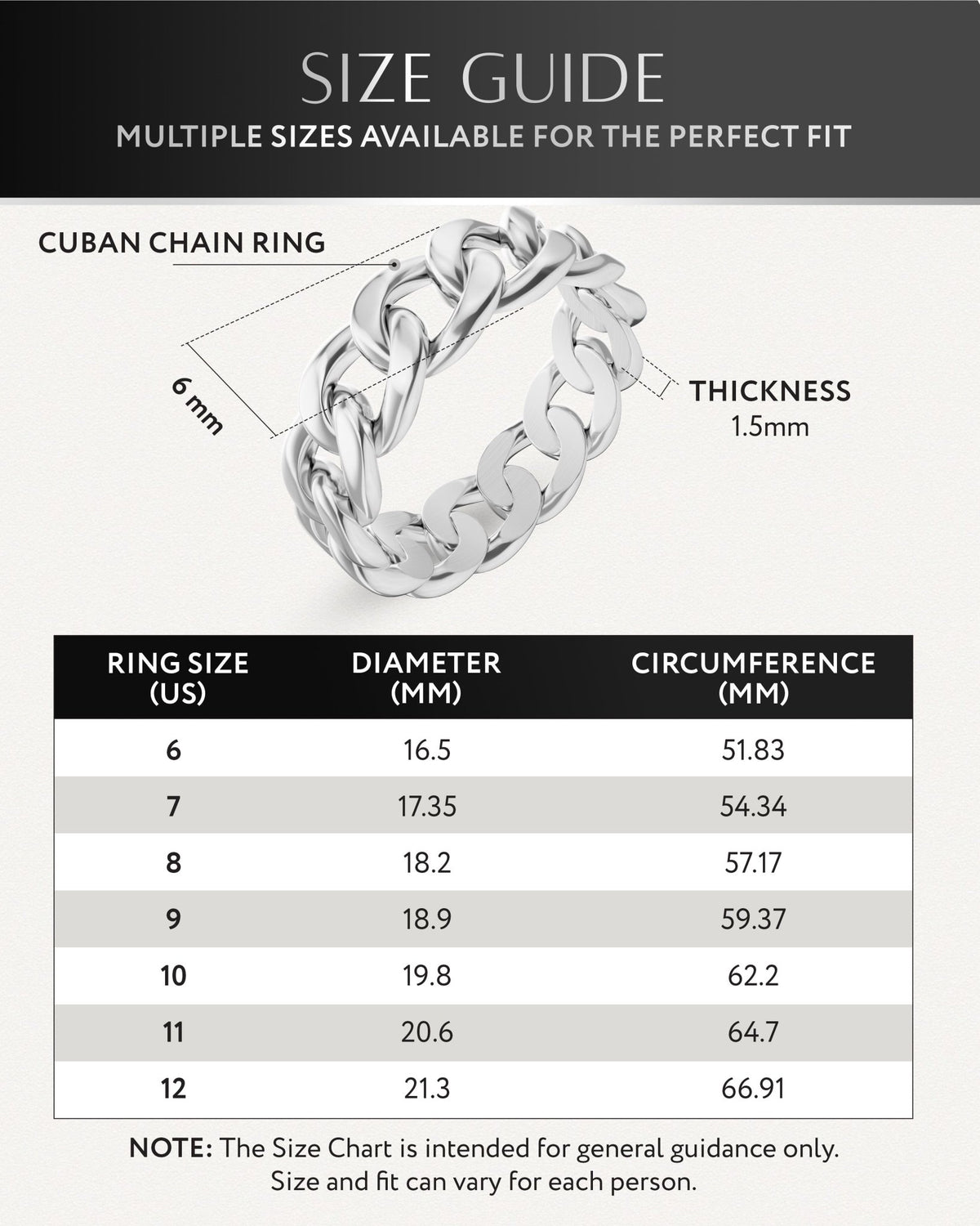 Cuban Link Ring (Silver) - Che Cose Belle