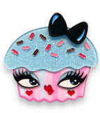 Cupcake Cutie Brooch by Miss Fluff x Lipstick & Chrome - Che Cose Belle