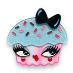 Cupcake Cutie Brooch by Miss Fluff x Lipstick & Chrome - Che Cose Belle