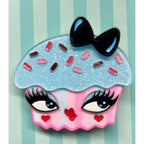 Cupcake Cutie Brooch by Miss Fluff x Lipstick & Chrome - Che Cose Belle