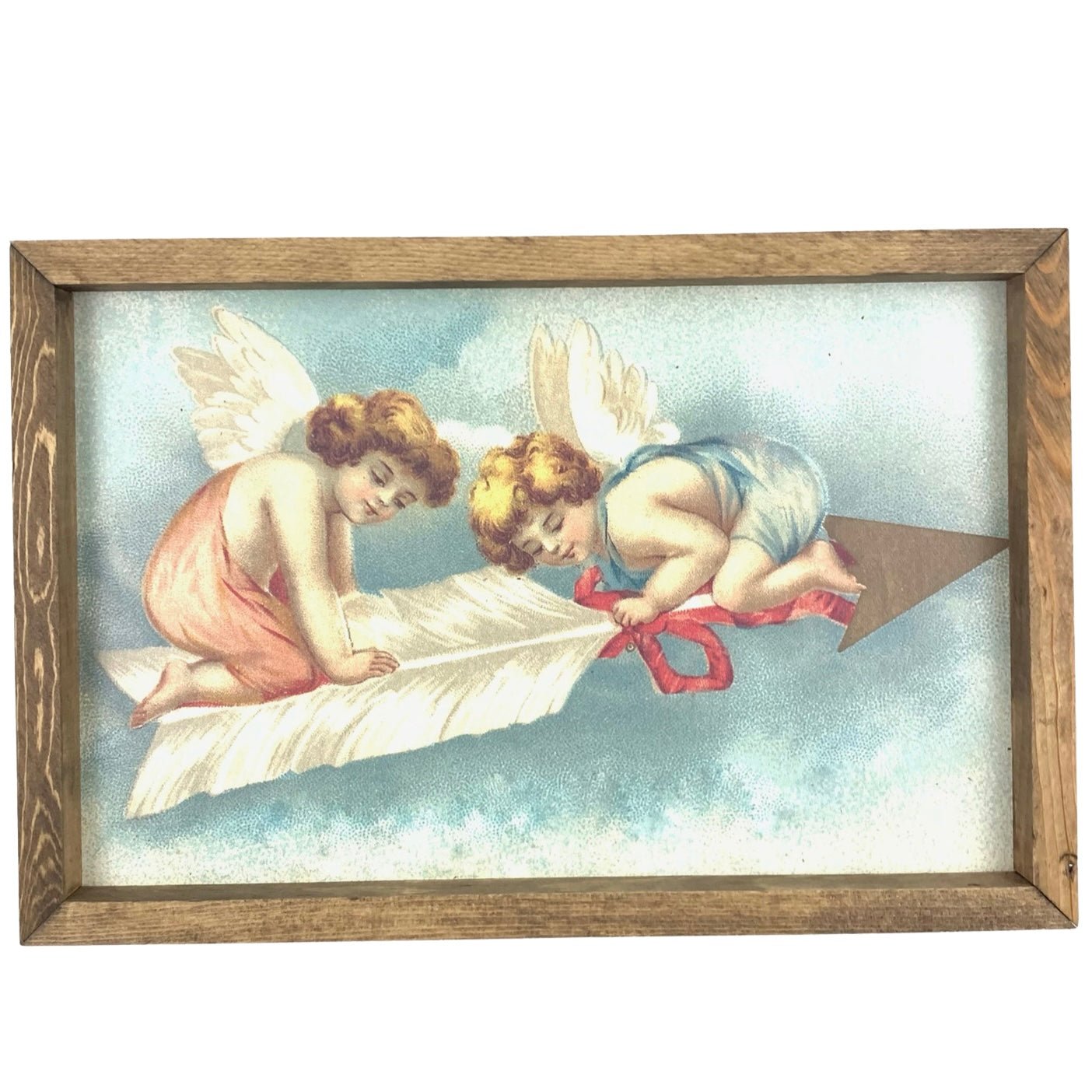 Cupids on Arrow Framed Art - Che Cose Belle