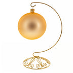 Curved Gold Wire Swirl Base Ornament Stand Display 8.75 Inches (Taiwan) - Che Cose Belle
