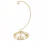 Curved Gold Wire Swirl Base Ornament Stand Display 8.75 Inches (Taiwan) - Che Cose Belle