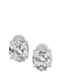 Cushion CZ Clip On Earrings - Che Cose Belle