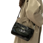Custom Cross-Border Top-Grain Oil Wax Cowhide Underarm Bag 2026 New OEM Vintage-Feel Genuine Leather Handbag - Che Cose Belle