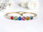Custom Mothers Birthstone Bracelet - Che Cose Belle