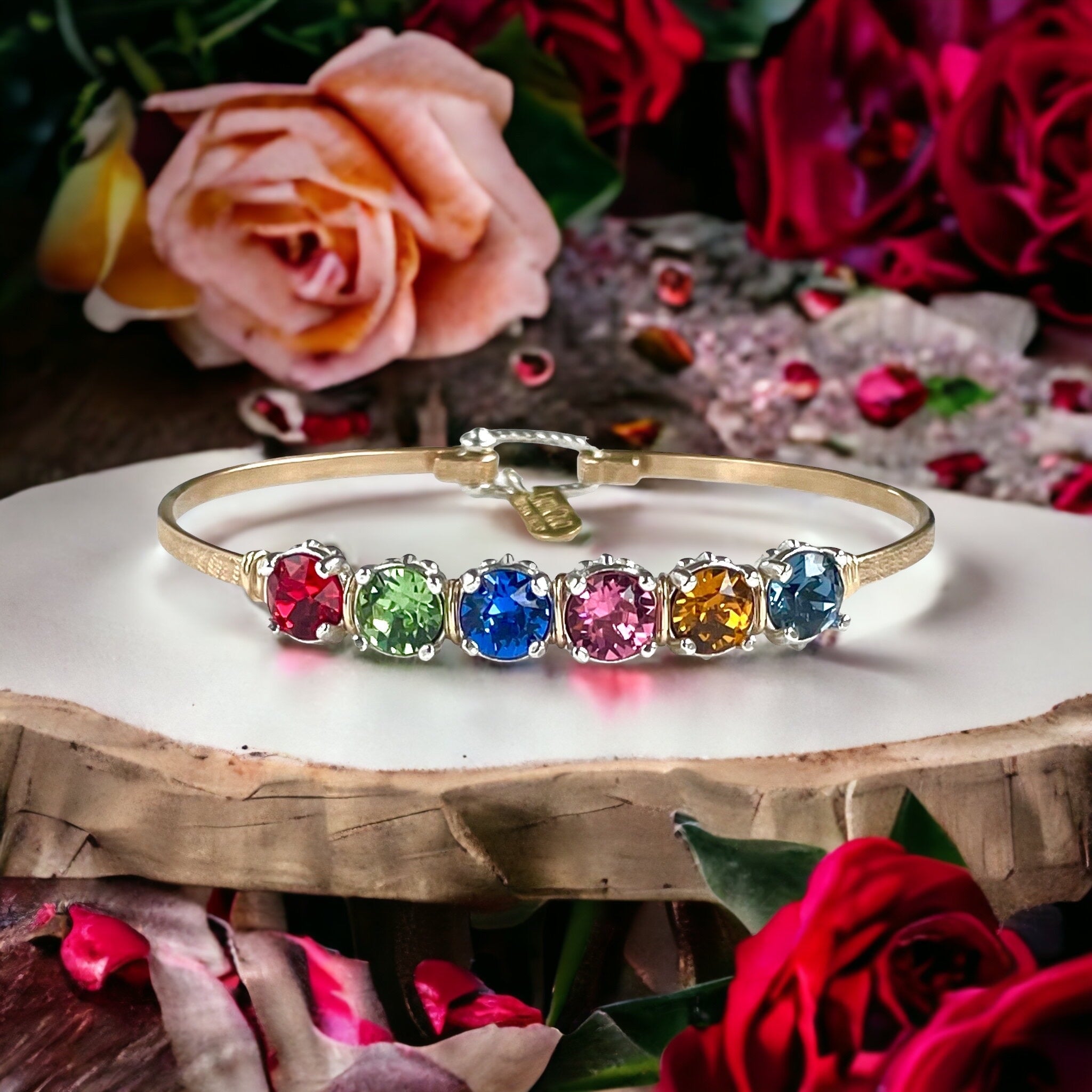 Custom Mothers Birthstone Bracelet - Che Cose Belle