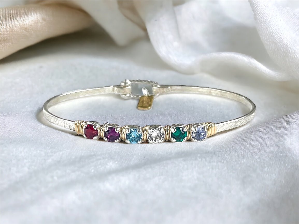 Custom Mothers Birthstone Bracelet Mid-Sized - Che Cose Belle