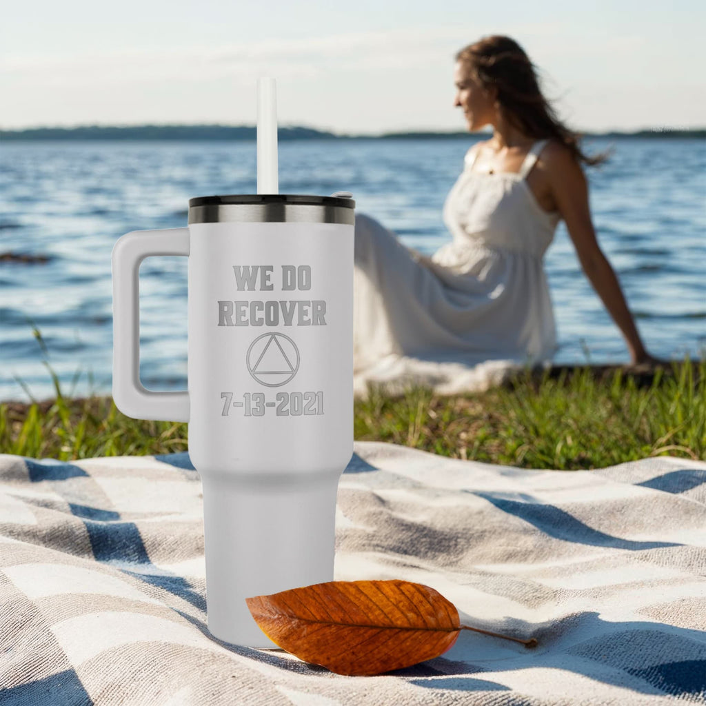 Custom Recovery SS Tumbler | Inspiring Sobriety | AA - We Do Recover