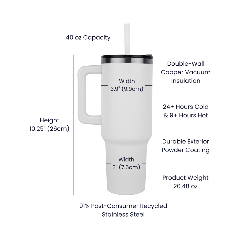 Custom Recovery SS Tumbler | Inspiring Sobriety | AA - We Do Recover - Che Cose Belle
