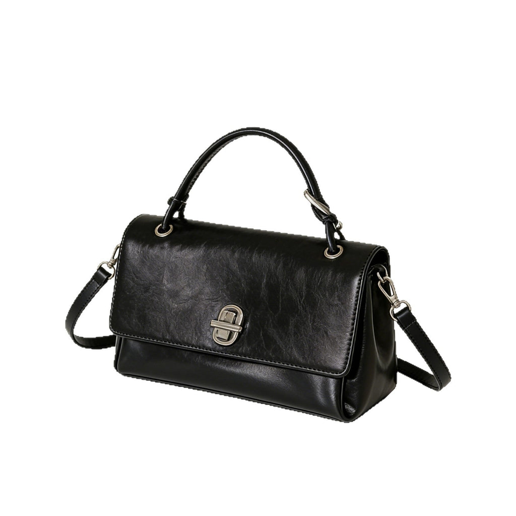 Custom Top-grain Leather Women's Bag With An Elegant, High-end Feel, Light Luxury Handbag, Simple And Stylish, Versatile Crossbody And Shoulder Bag - Che Cose Belle