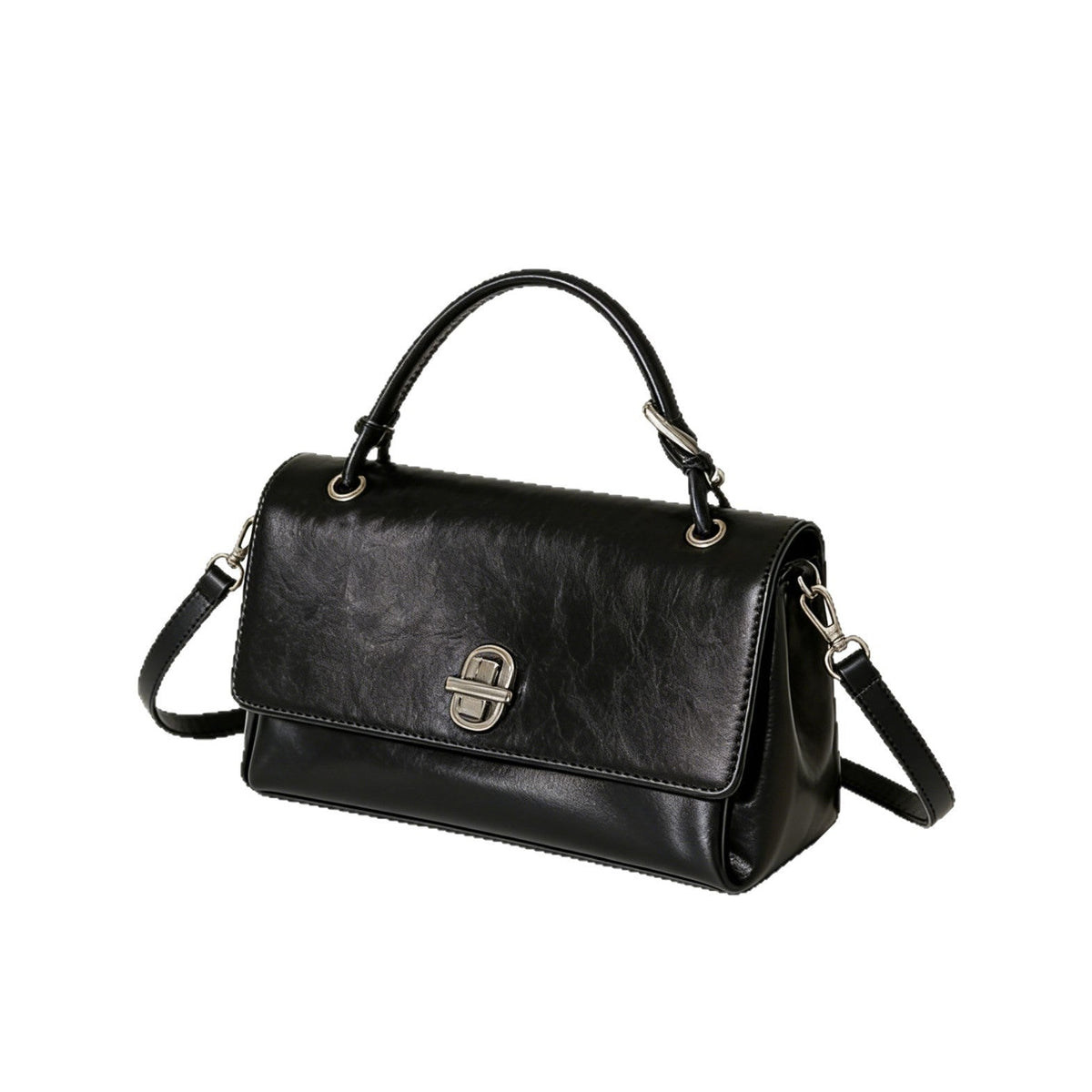 Custom Top-grain Leather Women's Bag With An Elegant, High-end Feel, Light Luxury Handbag, Simple And Stylish, Versatile Crossbody And Shoulder Bag - Che Cose Belle