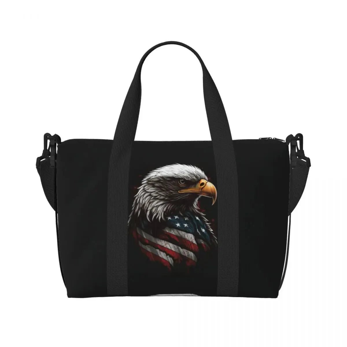 Custom Vintage American Flag Tote Bag - Che Cose Belle