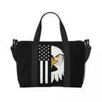 Custom Vintage American Flag Tote Bag - Che Cose Belle