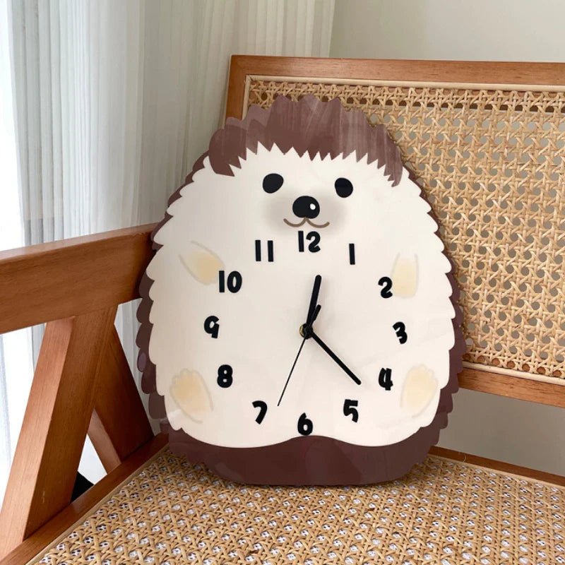 Cute Hedgehog Wall Clock - Che Cose Belle
