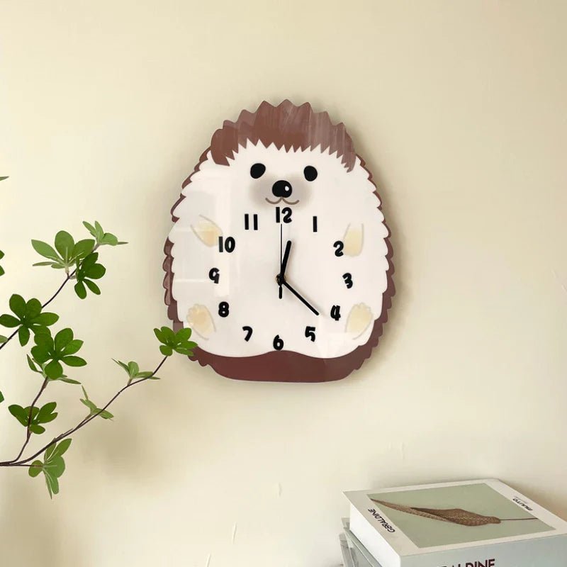 Cute Hedgehog Wall Clock - Che Cose Belle