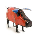 Cute Piggy - Colorful Recycled Metal - Che Cose Belle