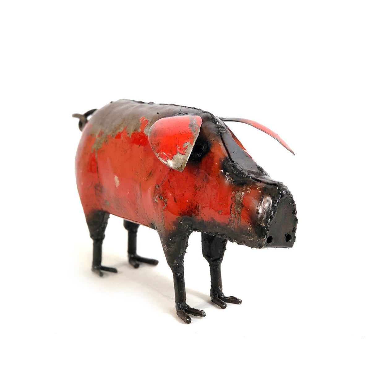Cute Piggy - Colorful Recycled Metal - Che Cose Belle