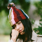 MINGA | Mom's Rainbow Striped Baby Alpaca Beanie