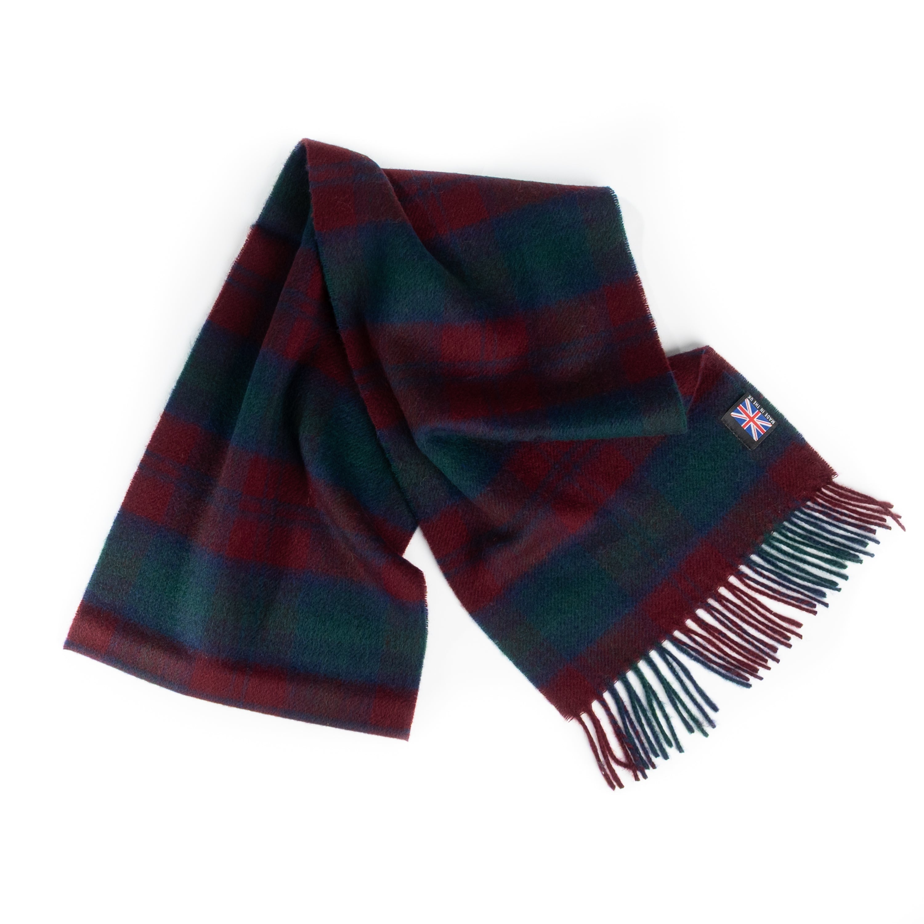 Prince of Scots Merino Lambswool Tartan Scarf (Lindsay)