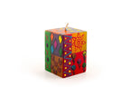 Multi Color Ethnic Painted Candles