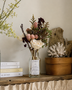 Dried Flower Reed Diffuser | Floral Home Fragrance with Caspia 8oz