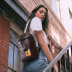 Vegan Leather Crossbody Bag for Women | Umoja Large Sling Bag for Men