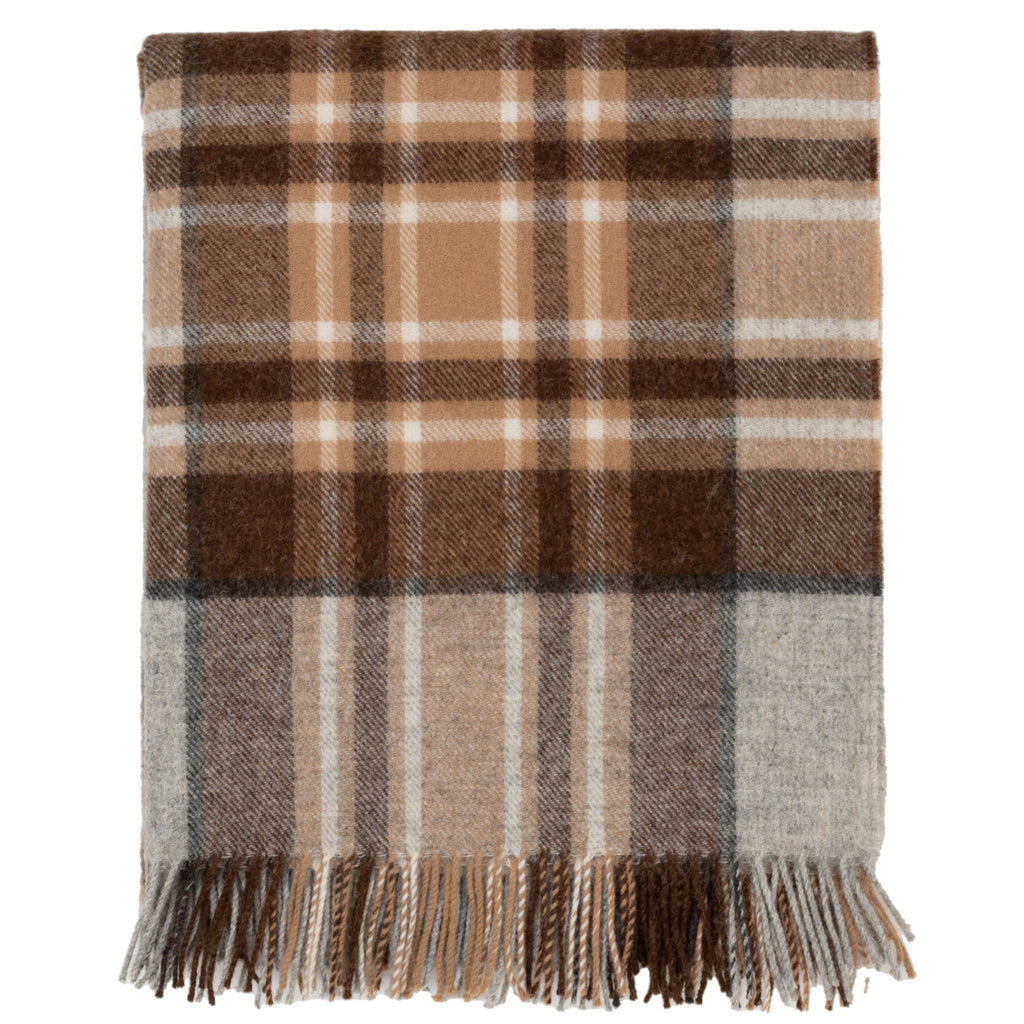 Highland Tweeds Shetland Lambswool Throw - McKellar