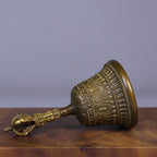 Tibetan Brass Handbell Vajra Buddhist Singing Bell