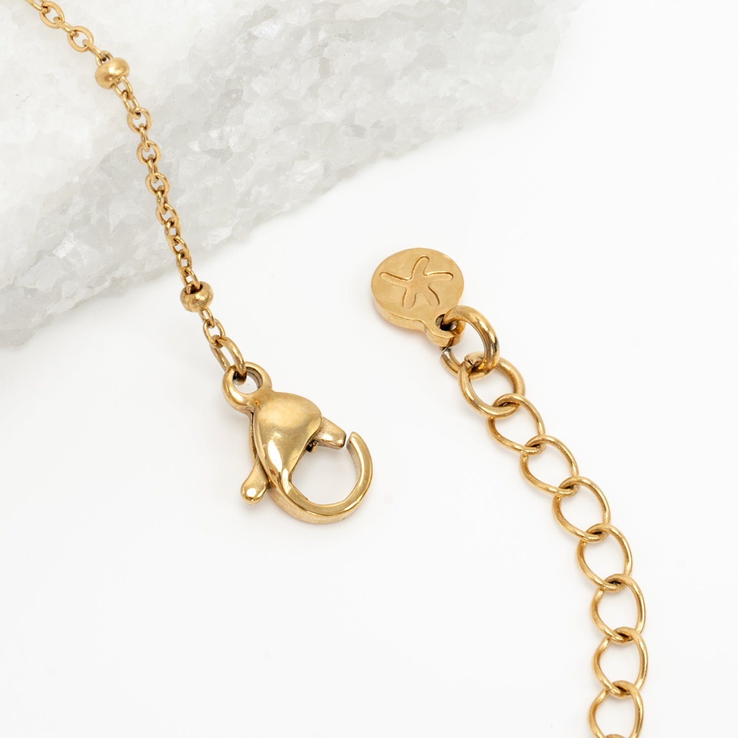 Act Justly Necklace in Gold